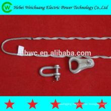 Preformed fiber optic equipment,preformed guy grip covered wire clamp